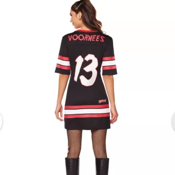 Bioworld Friday The 13th  Jason Vorhees Lace-Up Dress Costume - Picture 4 of 8